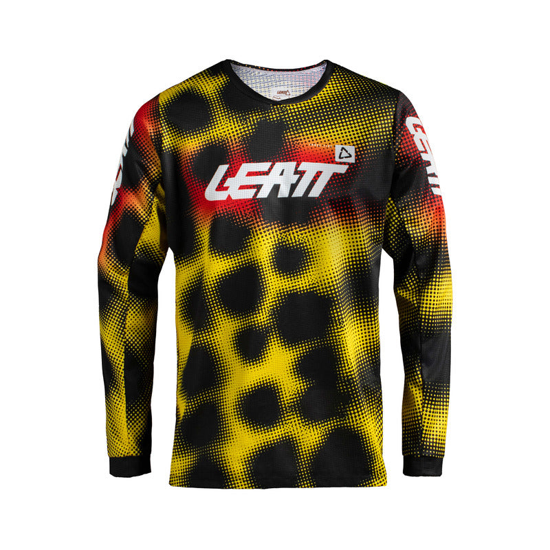 BLUZA OFFROADOWA LEATT MOTO 3.5 LEOPARD YELLOW S
