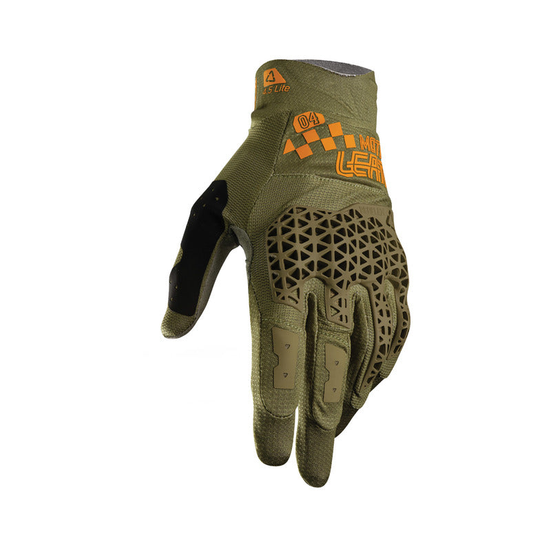 RĘKAWICE OFFROADOWE LEATT MOTO 4.5 LITE SPEED KHAKI BROWN S