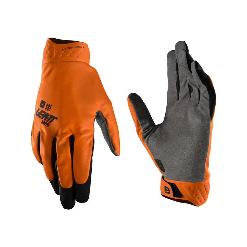 RĘKAWICE OFFROADOWE LEATT MOTO 2.5 WINDBLOCK ORANGE M