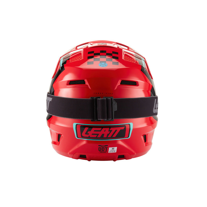 KASK MOTOCYKLOWY Z GOGLAMI JUNIOR LEATT KIT MOTO 3.5 RED M