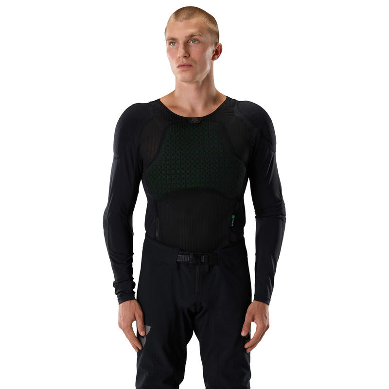 Koszulka Z Ochraniaczami Z Długim Rękawem Fox Baseframe Pro Ls Black