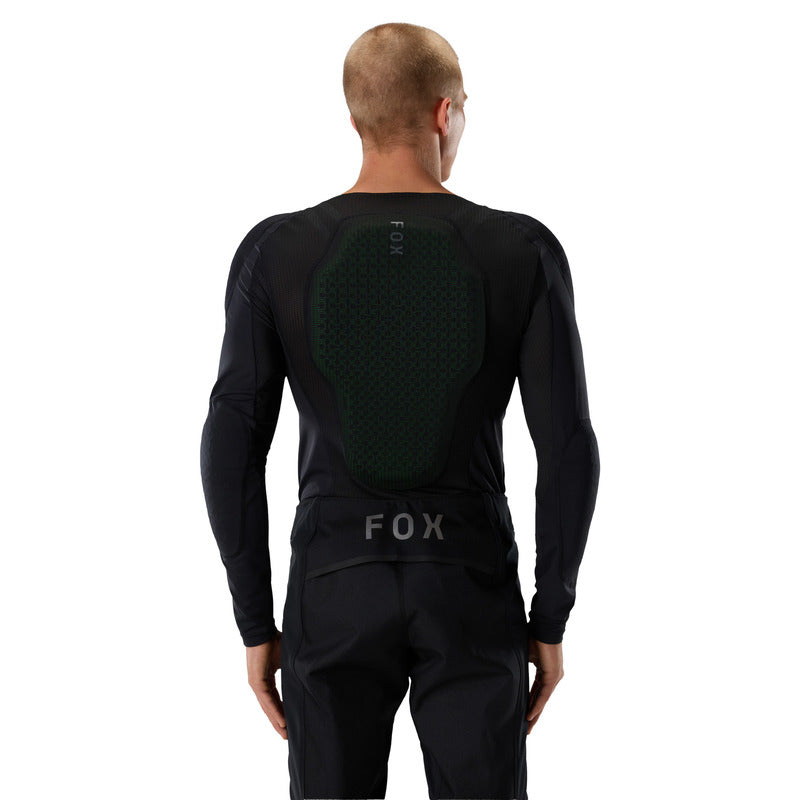 Koszulka Z Ochraniaczami Z Długim Rękawem Fox Baseframe Pro Ls Black