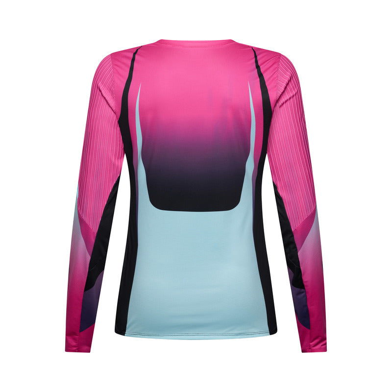 Koszulka Rowerowa Z Długim Rękawem Damska Fox Flexair Ls Ts57 Se Pink