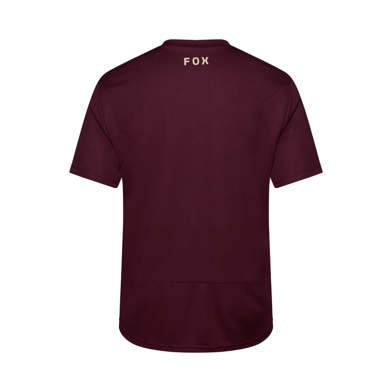 Koszulka Rowerowa Fox Ranger Head Dark Maroon