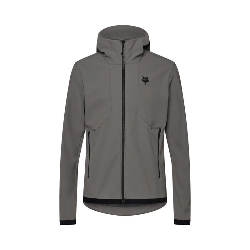 Bluza Rowerowa Z Kapturem Fox Ranger Fire Hoodie Pewter
