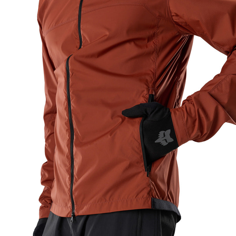 Kurtka Rowerowa Fox Ranger Wind Amber Scarlet