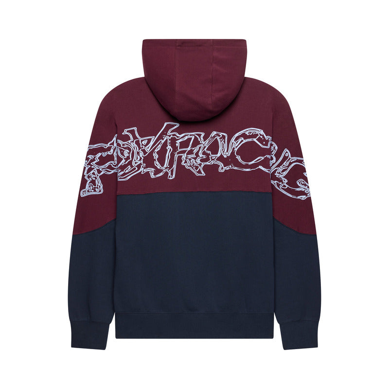 Bluza Z Kapturem Fox Abyss Fleece Po Dark Maroon