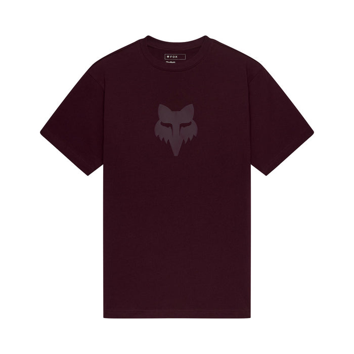 T-shirt Fox Head Heavyweight Dark Maroon