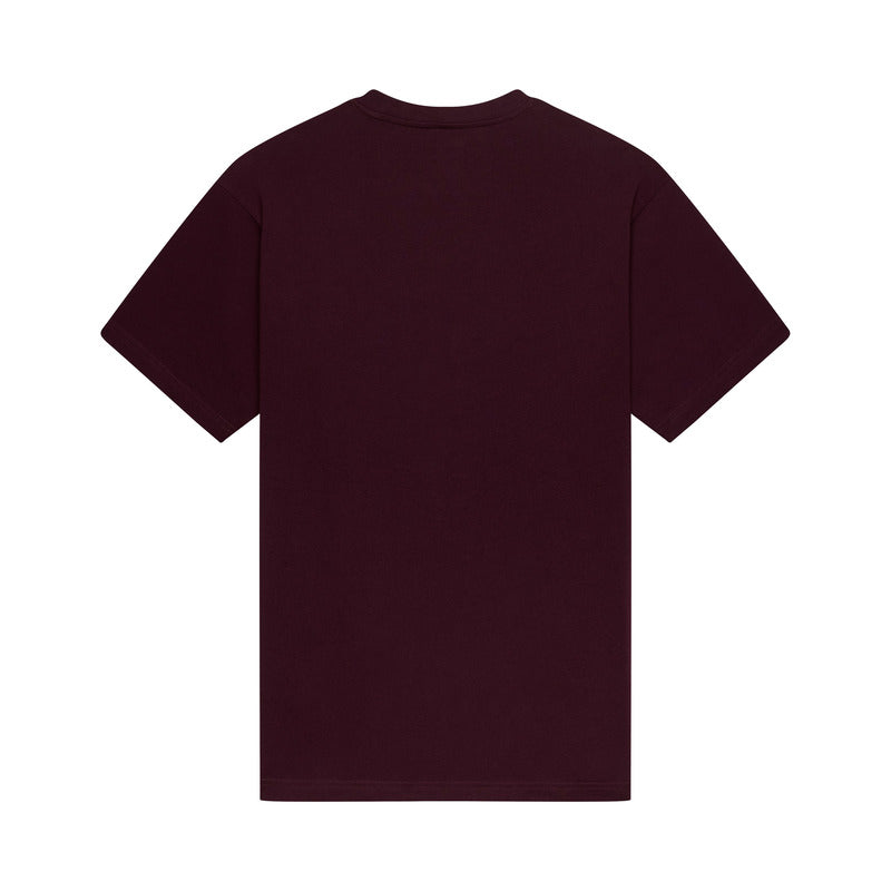 T-shirt Fox Head Heavyweight Dark Maroon