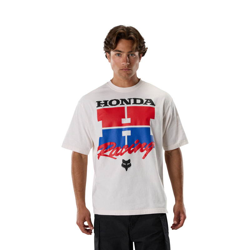T-shirt Fox Honda Midweight Off White
