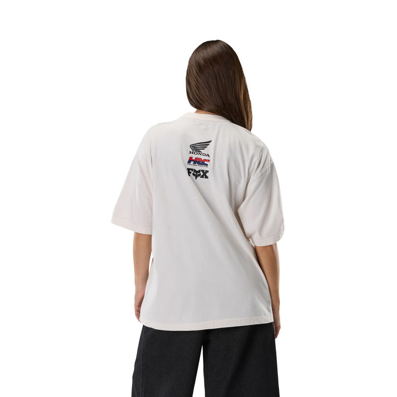 T-shirt Fox Honda Midweight Off White