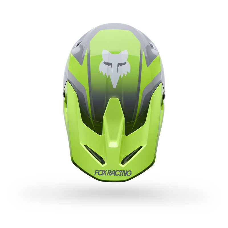 Kask Motocyklowy Fox V1 Frame Grey Yellow