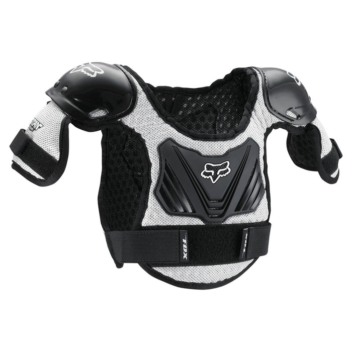 Ochraniacz Klatki Piersiowej Junior Fox Peewee Titan Roost Deflector Black Silver