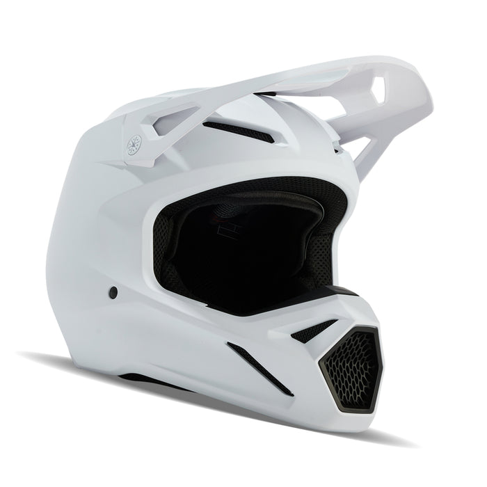 Kask Motocyklowy Fox V1 Solid Matte White