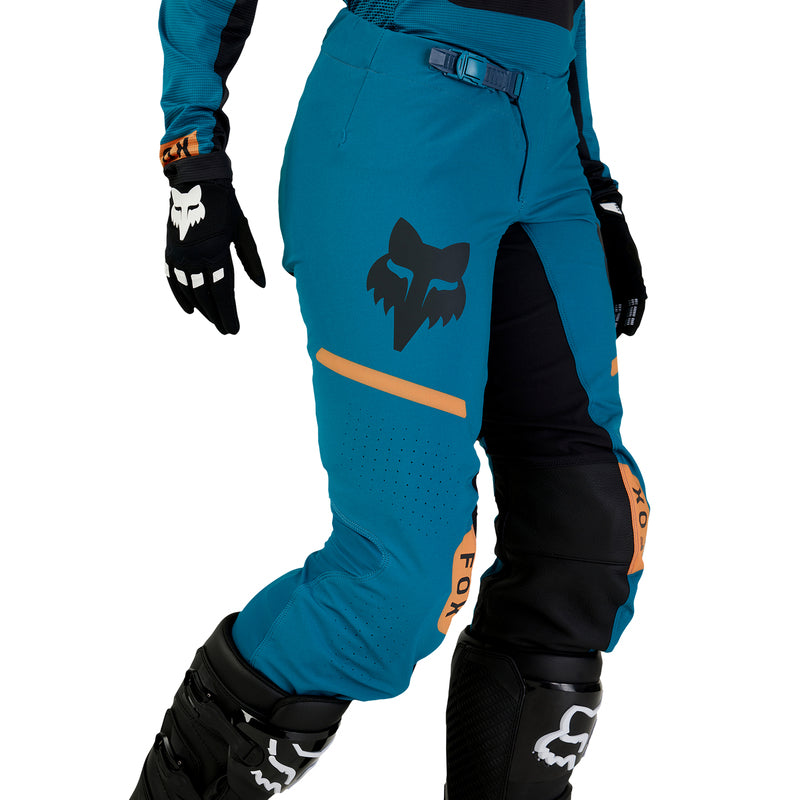 Spodnie Motocyklowe Damskie Fox Flexair Optical Maui Blue