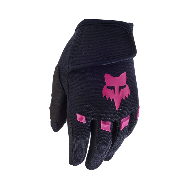 Rękawice Motocyklowe Junior Kids Fox Dirtpaw Black Pink