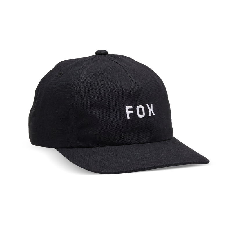 Czapka Z Daszkiem Damska Fox W Wordmark Adjustable Black