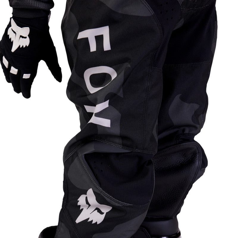 Spodnie Motocyklowe Junior Fox 180 Bnkr Black Camo