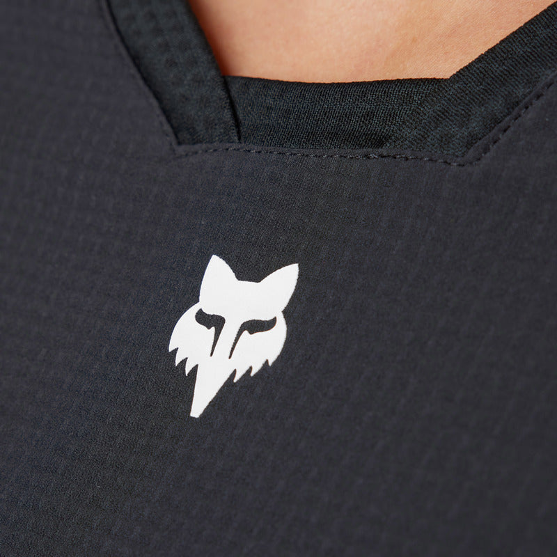 Koszulka Rowerowa Z Długim Rękawem Damska Fox Defend Thermal Black