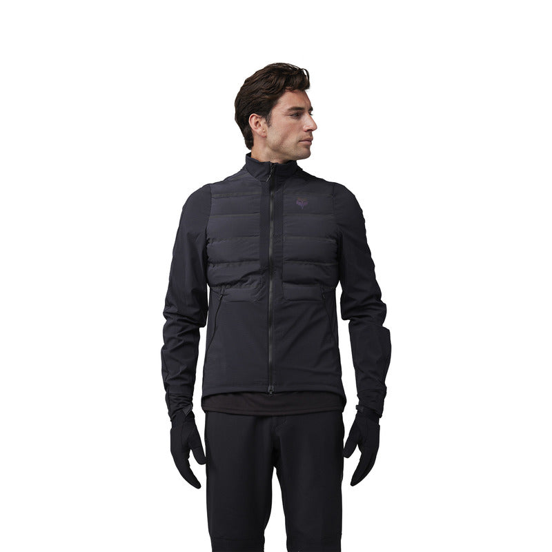Kurtka Rowerowa Fox Flexair Fire Hybrid Lunar Black