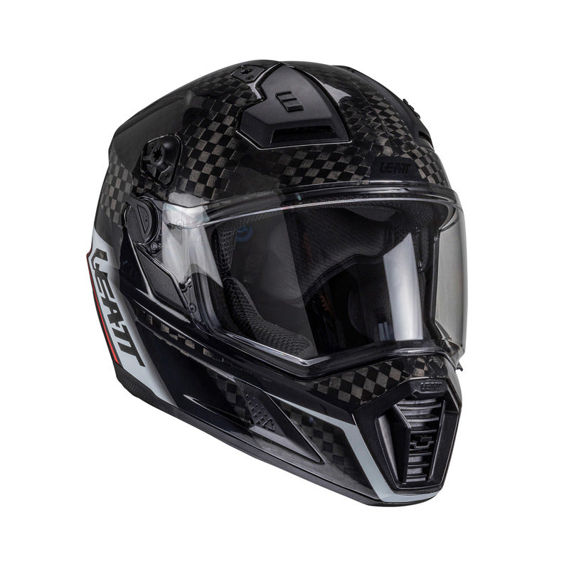 KASK MOTOCYKLOWY Z GOGLAMI LEATT KIT ADV 9.5 CARBON S