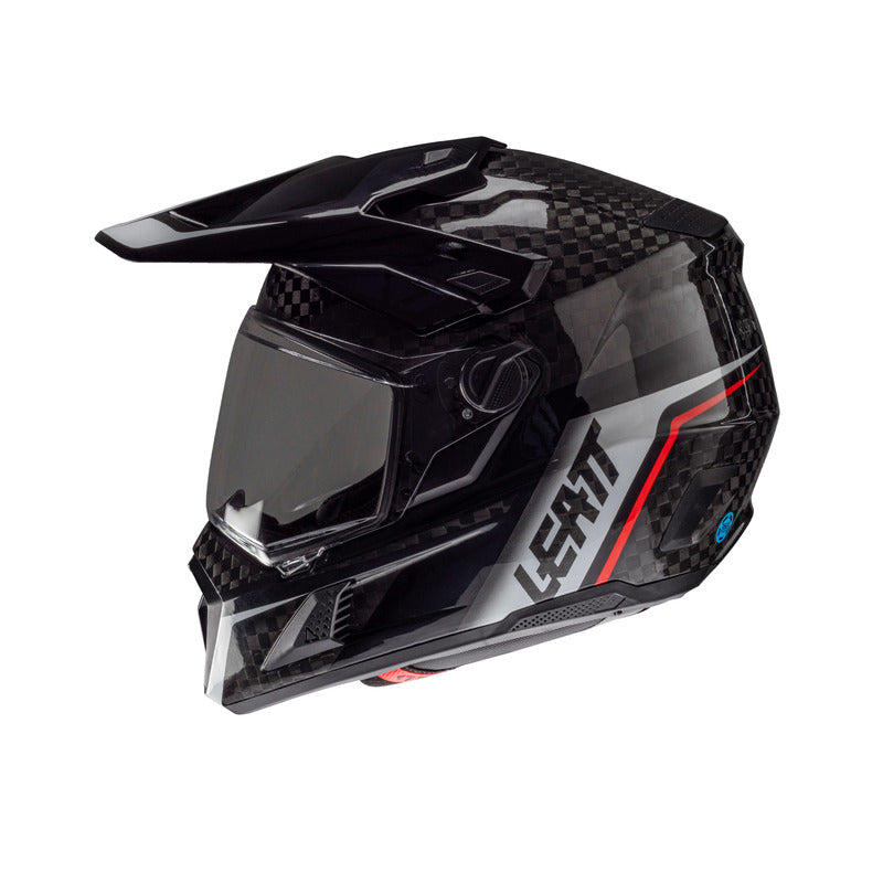 KASK MOTOCYKLOWY Z GOGLAMI LEATT KIT ADV 9.5 CARBON S