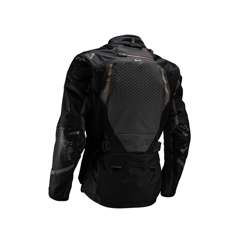 KURTKA MOTOCYKLOWA TEKSTYLNA LEATT ADV FLOWTOUR 5.5 STEALTH BLACK GREY S