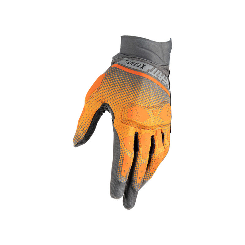 RĘKAWICE MOTOCYKLOWE LEATT ADV X-FLOW 5.5 SHORT ORANGE S