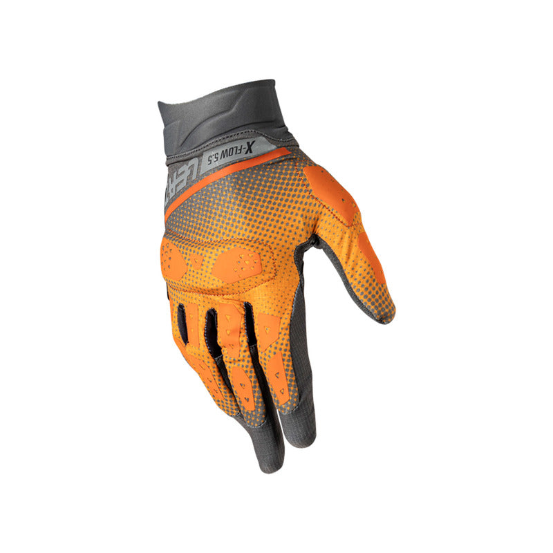 RĘKAWICE MOTOCYKLOWE LEATT ADV X-FLOW 5.5 SHORT ORANGE S