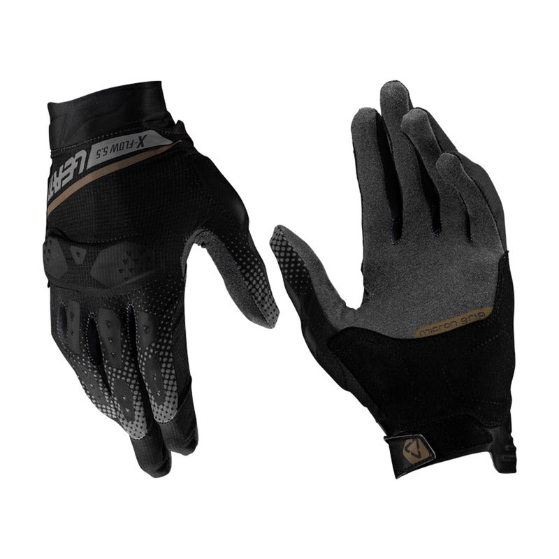 RĘKAWICE MOTOCYKLOWE LEATT ADV X-FLOW 5.5 SHORT STEALTH XS