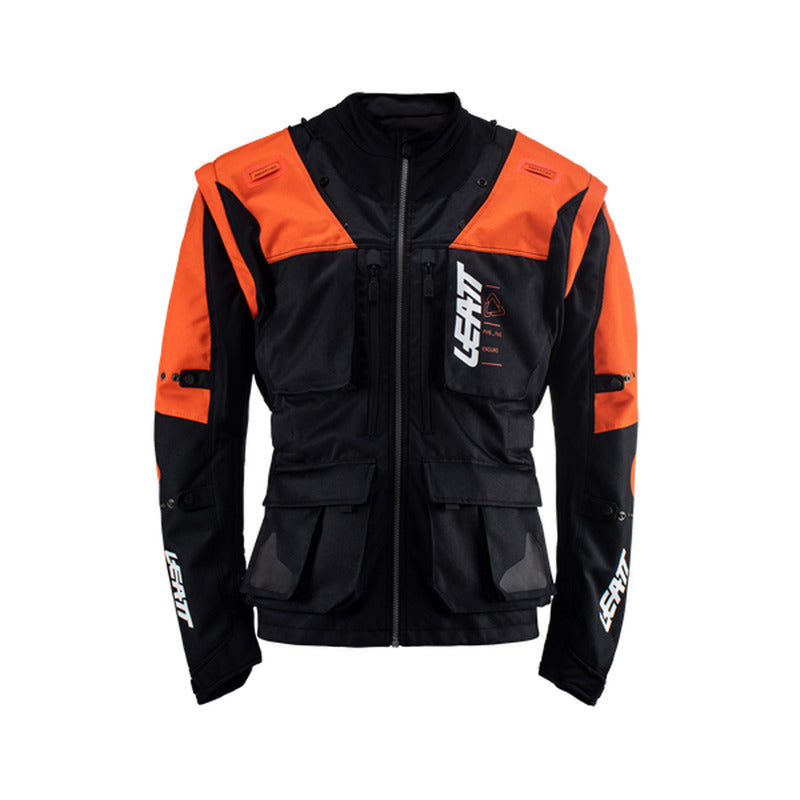 KURTKA MOTOCYKLOWA TEKSTYLNA LEATT MOTO 5.5 ENDURO ORANGE M