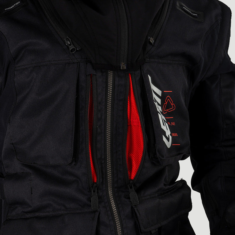 KURTKA MOTOCYKLOWA TEKSTYLNA LEATT MOTO 5.5 ENDURO BLACK S