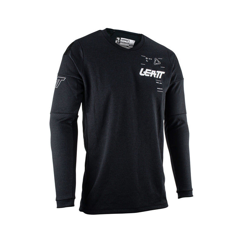 BLUZA OFFROADOWA LEATT MOTO 4.5 WINDBLOCK BLACK S