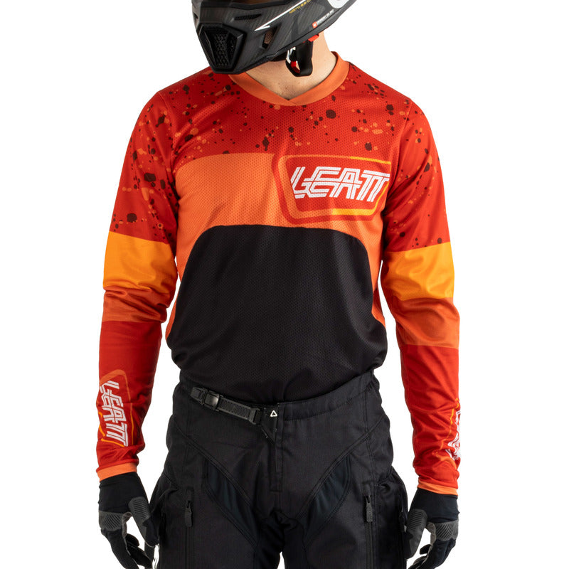 BLUZA OFFROADOWA LEATT MOTO 4.5 ENDURO BURN S