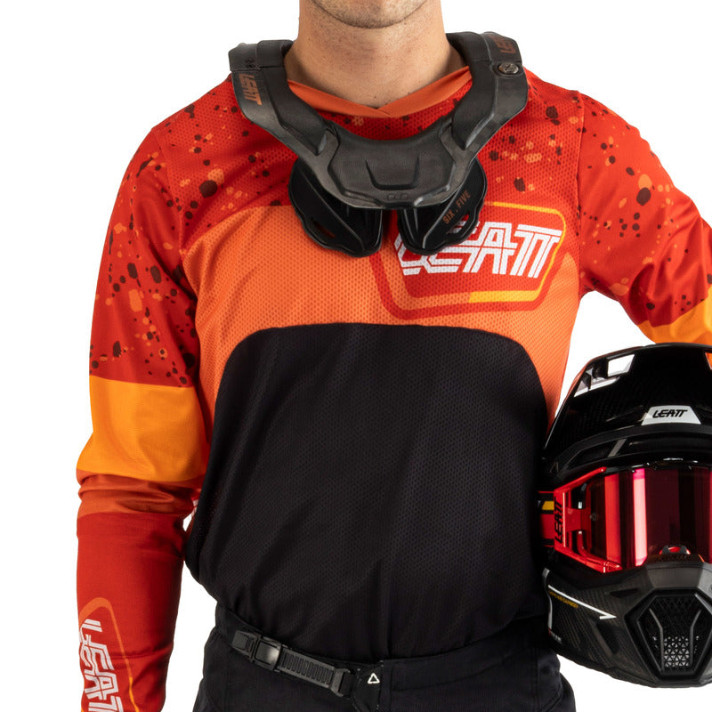 BLUZA OFFROADOWA LEATT MOTO 4.5 ENDURO BURN S