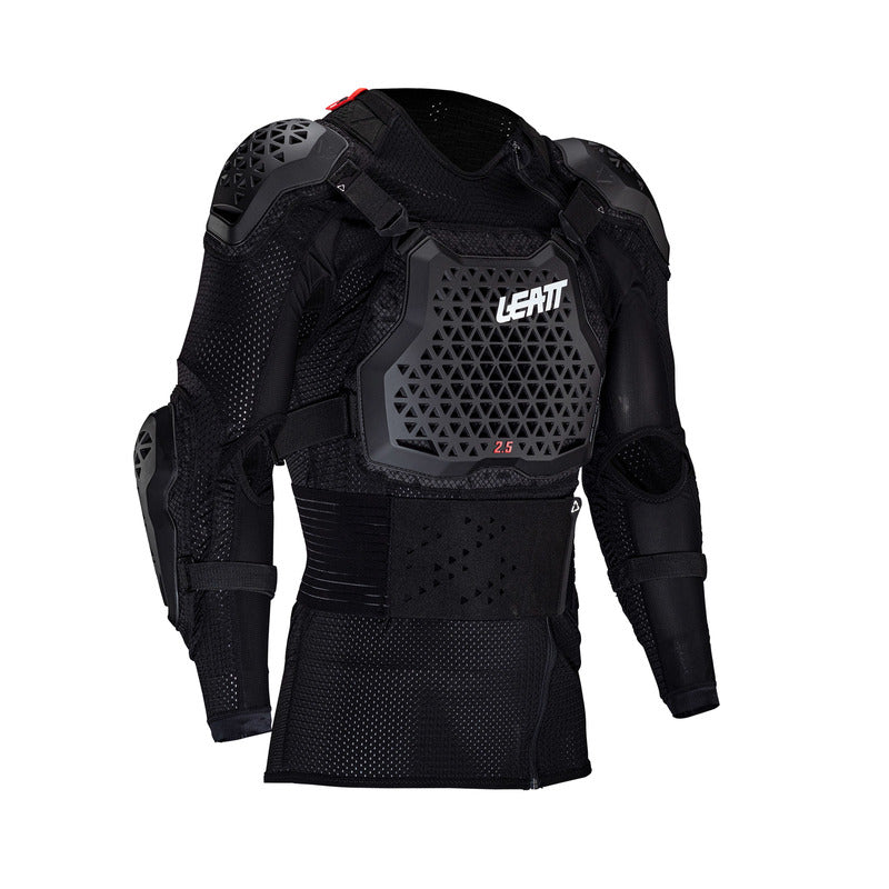 KOSZULKA Z OCHRANIACZAMI LEATT 2.5 BLACK (160-172CM) S/M