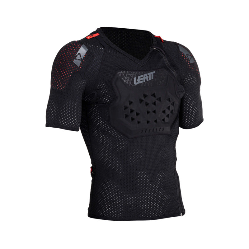 T-SHIRT Z OCHRANIACZAMI LEATT TEE REAFLEX STEALTH (160-166CM) S