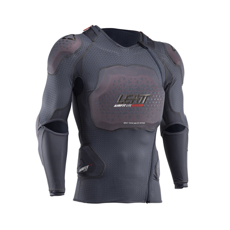 KOSZULKA Z OCHRANIACZAMI LEATT 3DF AIRFIT LITE EVO BLACK (166-172CM) M