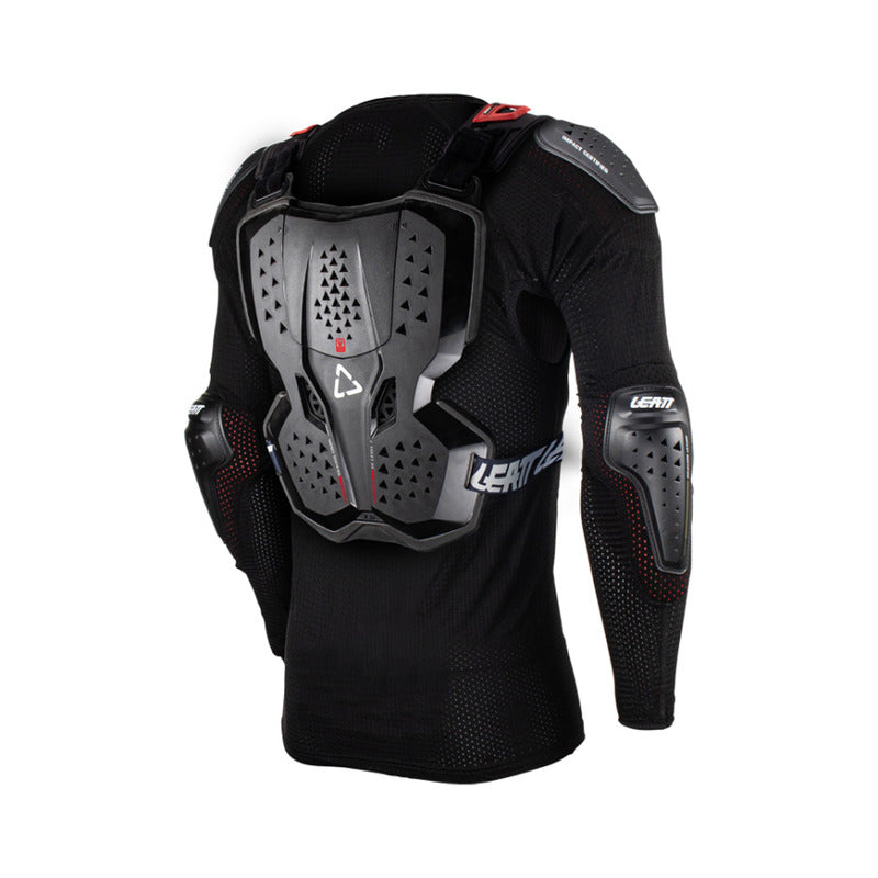 KOSZULKA Z OCHRANIACZAMI JUNIOR LEATT 3.5 BLACK RED (147-159CM) L/XL