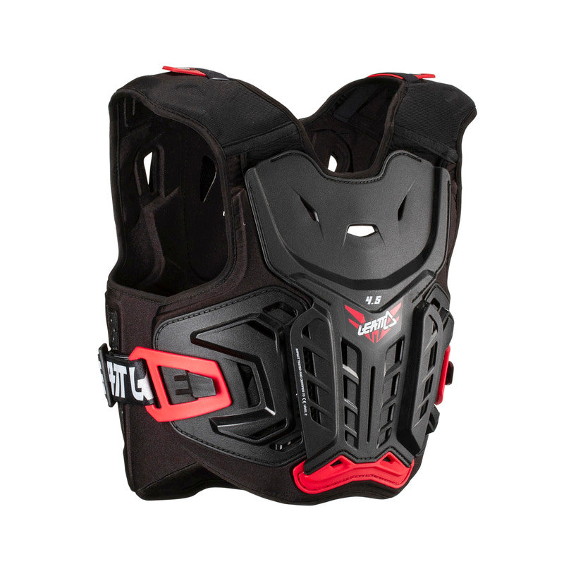BUZER JUNIOR LEATT PROTECTOR 4.5 BLACK RED (134-146CM) S/M