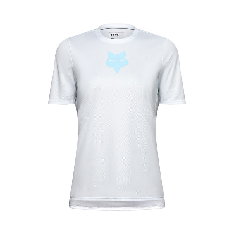 Koszulka Rowerowa Damska Fox Ranger Head Pale Blue