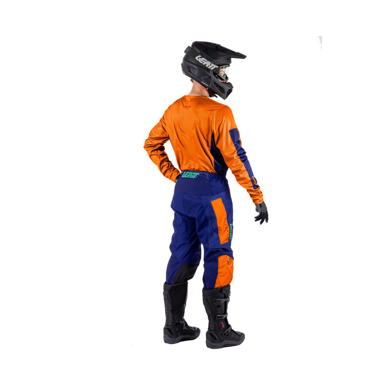 STRÓJ OFFROADOWY BLUZA I SPODNIE LEATT RIDE KIT MOTO 3.5 ORANGE XS