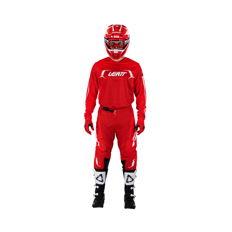 STRÓJ OFFROADOWY BLUZA I SPODNIE LEATT RIDE KIT MOTO 3.5 RED M