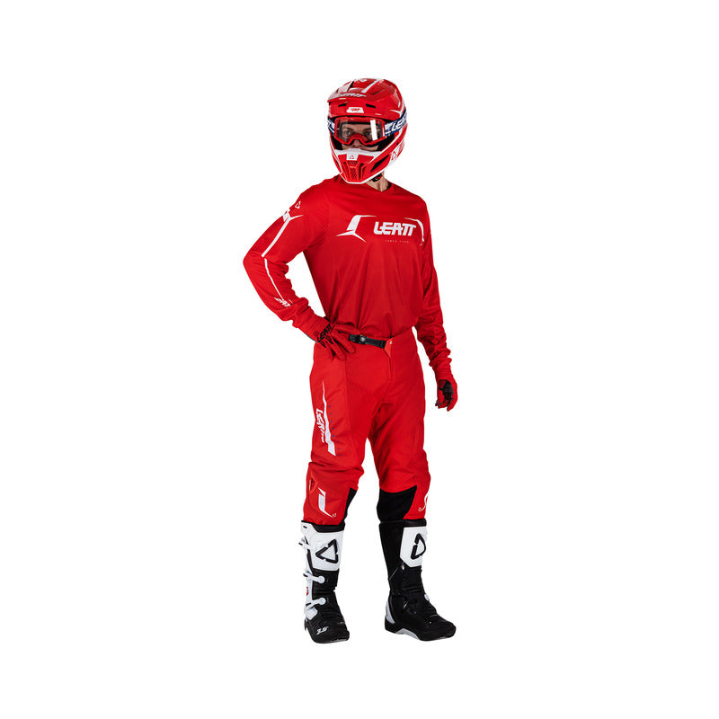 STRÓJ OFFROADOWY BLUZA I SPODNIE LEATT RIDE KIT MOTO 3.5 RED M