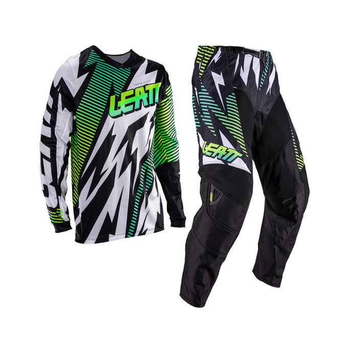 STRÓJ OFFROADOWY BLUZA I SPODNIE LEATT RIDE KIT MOTO 3.5 STORM TEAL XS