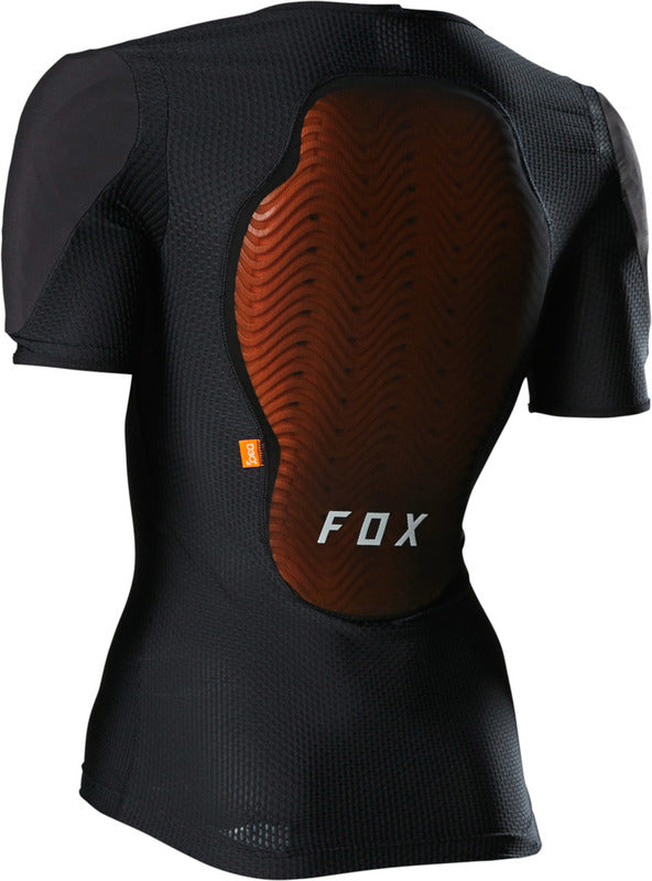 Koszulka Rowerowa Z Ochraniaczami Damska Fox Baseframe Pro Black