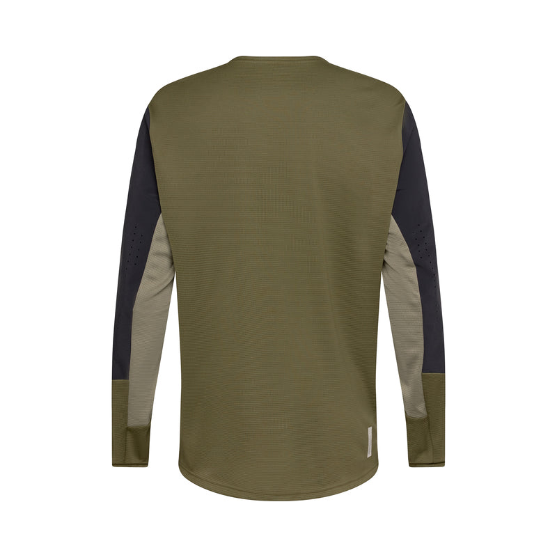 Koszulka Rowerowa Z Długim Rękawem Fox Defend Olive Green