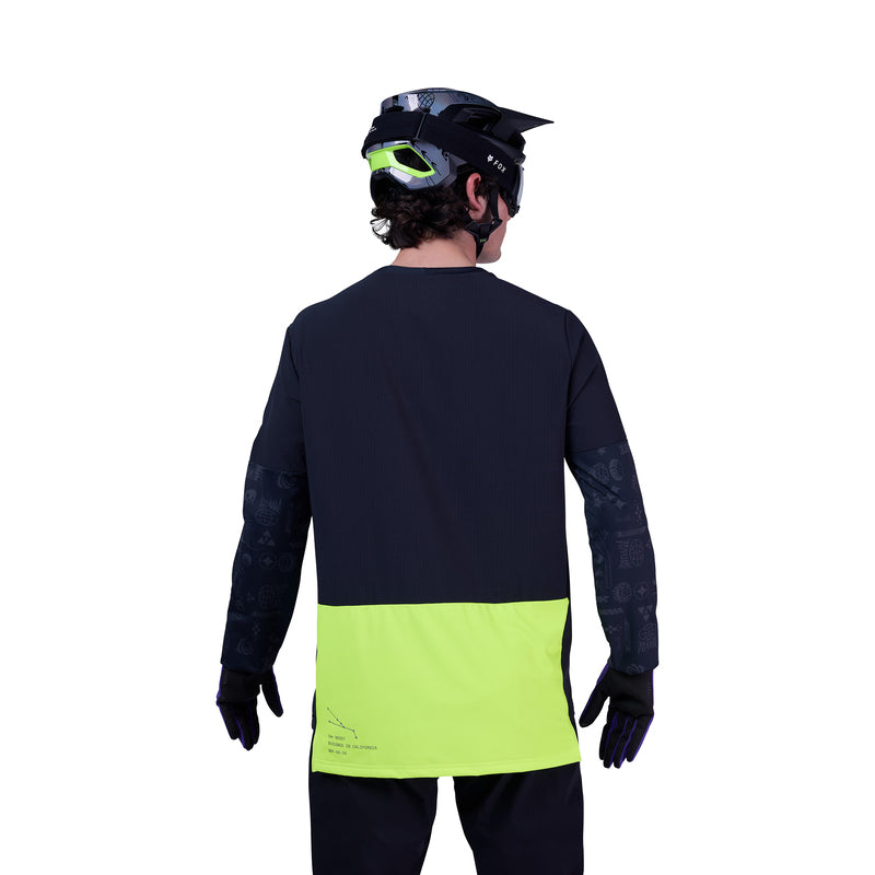 Koszulka Rowerowa Z Długim Rękawem Fox Defend Thermal Lunar Se Black