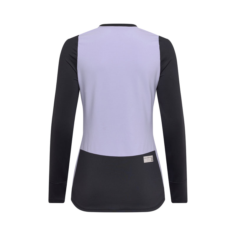 Koszulka Rowerowa Z Długim Rękawem Damska Fox Defend Thermal Lilac