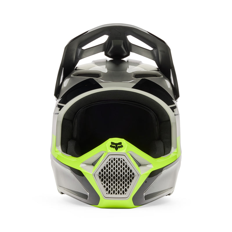 Kask Motocyklowy Fox V1 Collect Grey Yellow